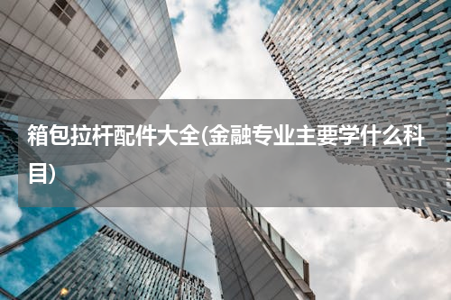 箱包拉杆配件大全(金融专业主要学什么科目)