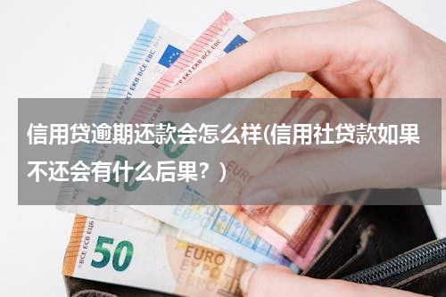 信用贷逾期还款会怎么样(信用社贷款如果不还会有什么后果？)