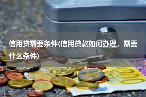 信用贷需要条件(信用贷款如何办理，需要什么条件)