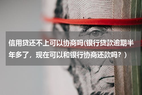 信用贷还不上可以协商吗(银行贷款逾期半年多了，现在可以和银行协商还款吗？)