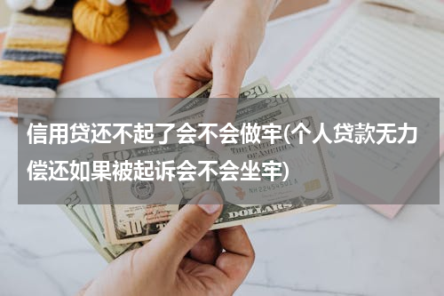 信用贷还不起了会不会做牢(个人贷款无力偿还如果被起诉会不会坐牢)