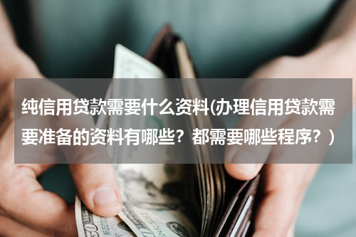 纯信用贷款需要什么资料(办理信用贷款需要准备的资料有哪些？都需要哪些程序？)