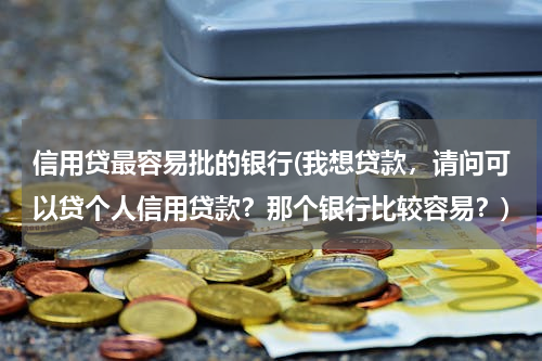 信用贷最容易批的银行(我想贷款，请问可以贷个人信用贷款？那个银行比较容易？)