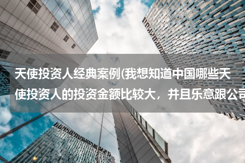 天使投资人经典案例(我想知道中国哪些天使投资人的投资金额比较大，并且乐意跟公司一起成长，是服务业，我想创业。)