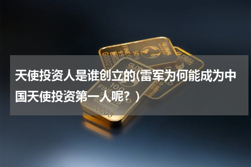天使投资人是谁创立的(雷军为何能成为中国天使投资第一人呢？)
