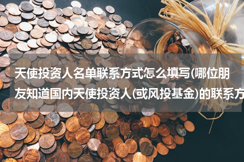 天使投资人名单联系方式怎么填写(哪位朋友知道国内天使投资人(或风投基金)的联系方式?)