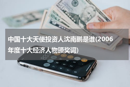中国十大天使投资人沈南鹏是谁(2006年度十大经济人物颁奖词)