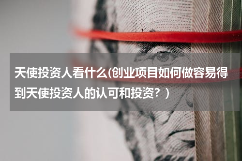天使投资人看什么(创业项目如何做容易得到天使投资人的认可和投资？)