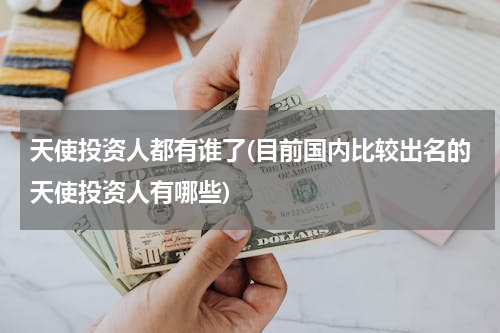 天使投资人都有谁了(目前国内比较出名的天使投资人有哪些)