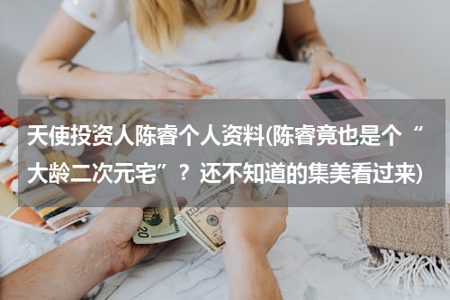 天使投资人陈睿个人资料(陈睿竟也是个“大龄二次元宅”？还不知道的集美看过来)