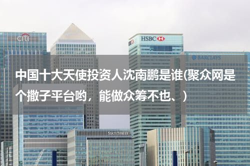 中国十大天使投资人沈南鹏是谁(聚众网是个撒子平台哟，能做众筹不也、)