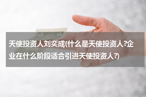 天使投资人刘奕成(什么是天使投资人?企业在什么阶段适合引进天使投资人?)