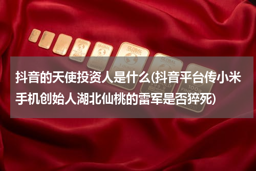 抖音的天使投资人是什么(抖音平台传小米手机创始人湖北仙桃的雷军是否猝死)