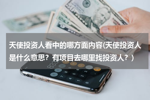 天使投资人看中的哪方面内容(天使投资人是什么意思？有项目去哪里找投资人？)