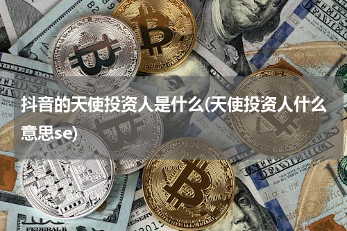 抖音的天使投资人是什么(天使投资人什么意思se)