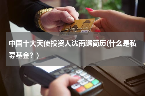 中国十大天使投资人沈南鹏简历(什么是私募基金？)