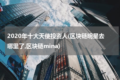 2020年十大天使投资人(区块链明星去哪里了,区块链mina)