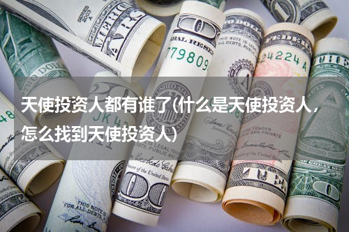 天使投资人都有谁了(什么是天使投资人，怎么找到天使投资人)