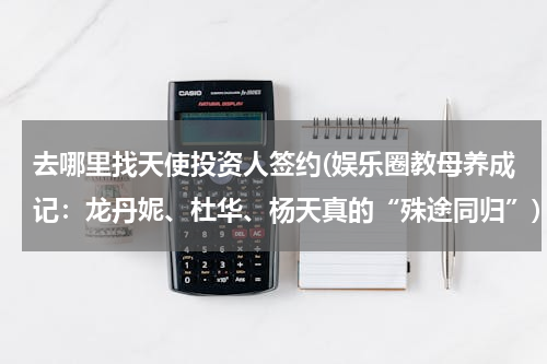 去哪里找天使投资人签约(娱乐圈教母养成记：龙丹妮、杜华、杨天真的“殊途同归”)