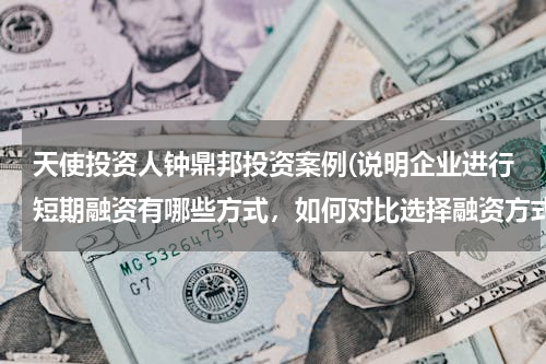 天使投资人钟鼎邦投资案例(说明企业进行短期融资有哪些方式，如何对比选择融资方式)