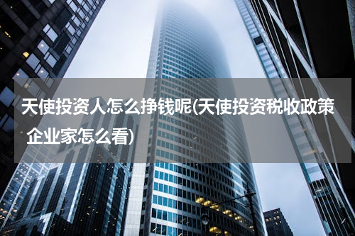天使投资人怎么挣钱呢(天使投资税收政策 企业家怎么看)