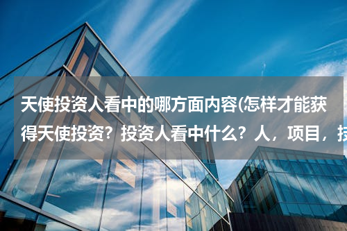 天使投资人看中的哪方面内容(怎样才能获得天使投资？投资人看中什么？人，项目，技术？)