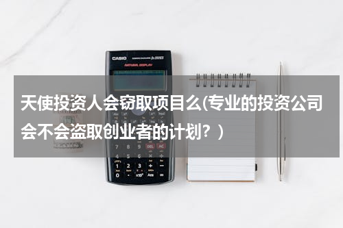 天使投资人会窃取项目么(专业的投资公司会不会盗取创业者的计划？)