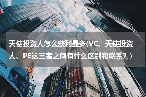 天使投资人怎么获利最多(VC、天使投资人、PE这三者之间有什么区别和联系？)