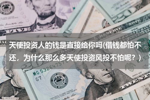 天使投资人的钱是直接给你吗(借钱都怕不还，为什么那么多天使投资风投不怕呢？)