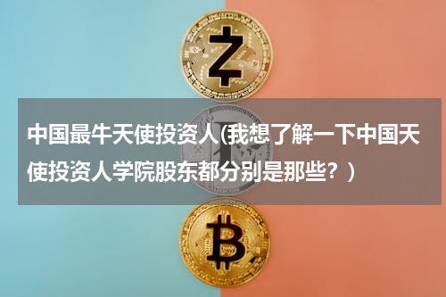 中国最牛天使投资人(我想了解一下中国天使投资人学院股东都分别是那些？)