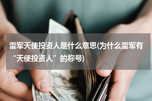 雷军天使投资人是什么意思(为什么雷军有“天使投资人”的称号)