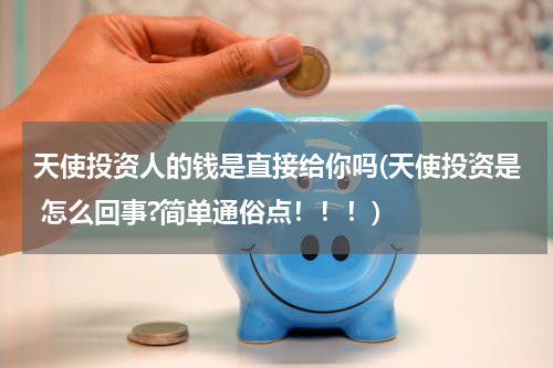 天使投资人的钱是直接给你吗(天使投资是 怎么回事?简单通俗点！！！)