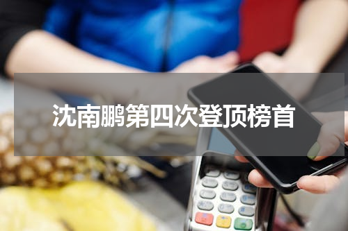 沈南鹏第四次登顶榜首