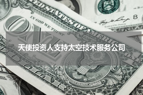 天使投资人支持太空技术服务公司