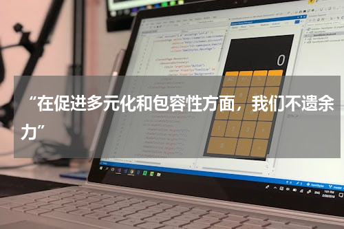 “在促进多元化和包容性方面，我们不遗余力”